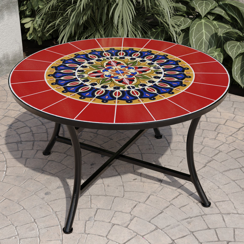 Lark Manor Anteus Mosaic Coffee Table Reviews Wayfair